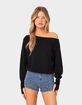 EDIKTED Off Shoulder Oversized Sweater image number 1