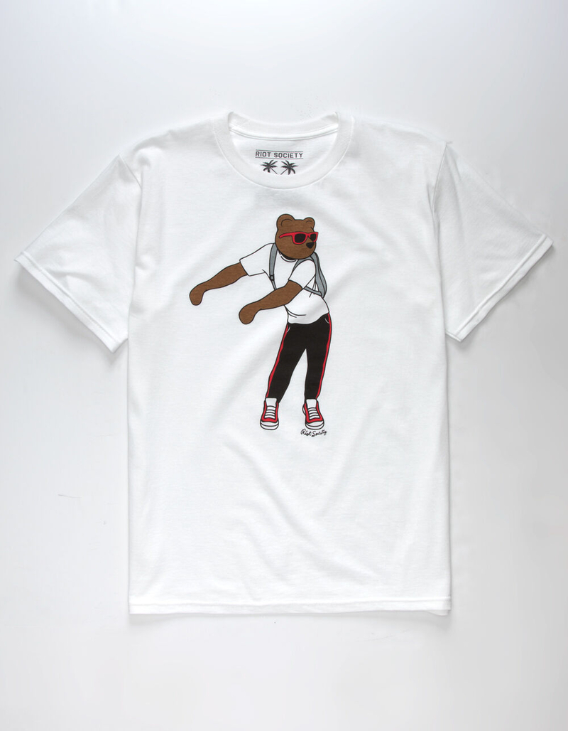 RIOT SOCIETY Flossin White Boys T-Shirt image number 0