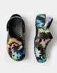 CROCS Classic Black Tie Dye Clogs image number 5