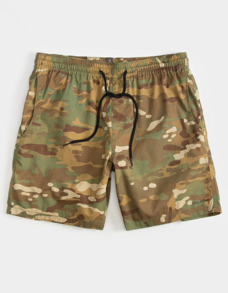 VOLCOM Side Piece Mens Camo Shorts image number 0