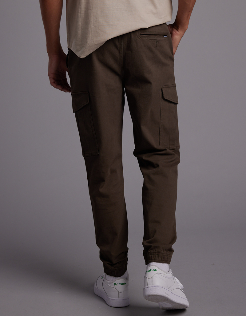 RSQ Mens Twill Cargo Jogger Pants image number 3
