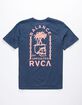 RVCA Bad Palms Navy Boys T-Shirt image number 2