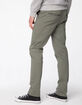 RSQ London Skinny Heather Olive Mens Chino Pants image number 3