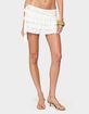 EDIKTED Sheba Asymmetric Ruffled Mini Skort image number 1