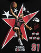 RODMAN 91 Stars Mens Oversized Hoodie image number 3