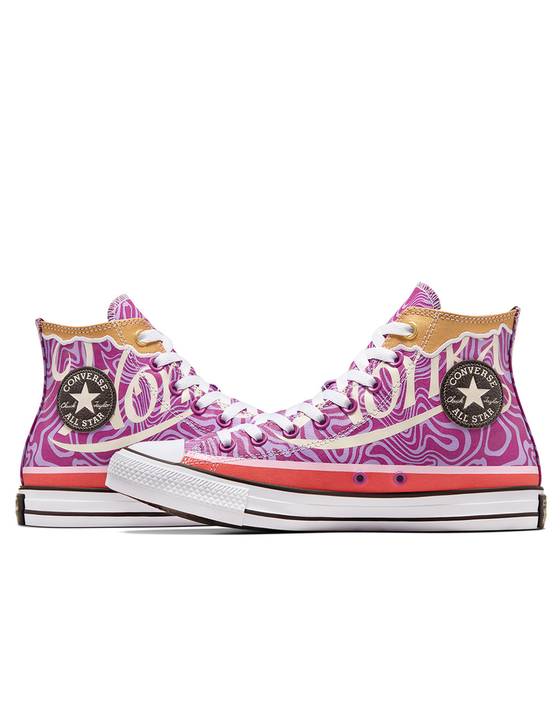 CONVERSE x Wonka Chuck Taylor All Star Swirl High Top Shoes image number 3