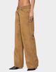 EDIKTED Stacey Low Rise Faux Suede Pants image number 2