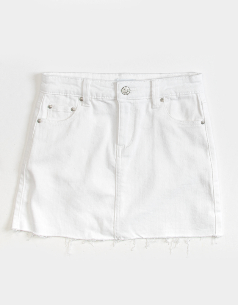 RSQ Girls Denim Mini Skirt WHITE Tillys — free download