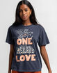 OBEY One Love Womens Oversized Tee image number 1