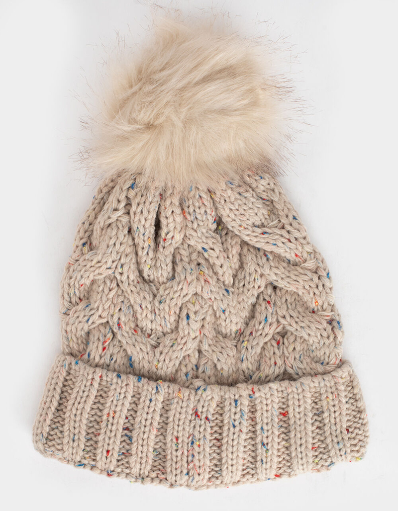 Speckled Pom Beanie image number 1