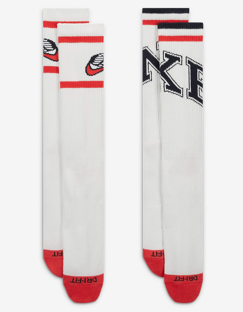 NIKE Everyday Plus 2 Pack Cushioned Crew Socks image number 1