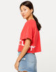 CHAMPION Wrap Around Red Womens Crop Tee image number 2