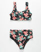 FULL TILT Scoop Bralette High Waist Girls Bikini Set image number 2