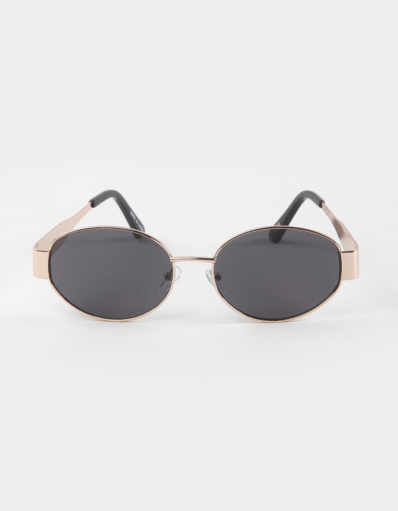 RSQ Oval Metal Sunglasses image number 1