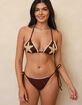 DIPPIN' DAISY'S Palm Triangle Bikini Top image number 1