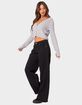 EDIKTED Daytime Low Rise Jeans image number 5