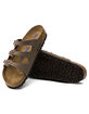 BIRKENSTOCK Florida Soft Footbed Womens Mocha Sandals image number 3