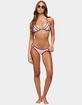 EDIKTED Adrie Contrast Triangle Bikini Top image number 5