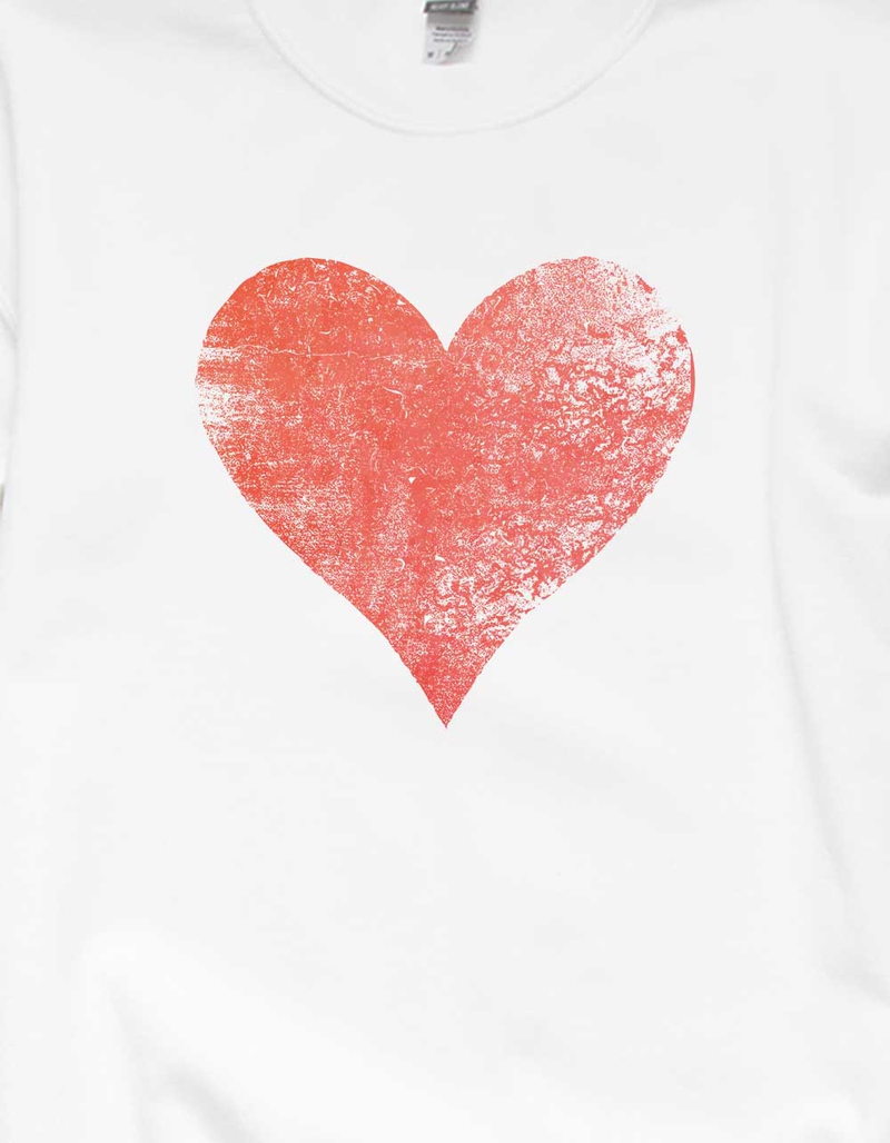 HEART Distressed Heart Unisex Crewneck Sweatshirt image number 1