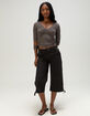 RUSTY Cameron Womens Low Rise Relaxed Capri Pants image number 1