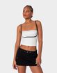 EDIKTED Yang Contrast Strap Tank Top image number 1