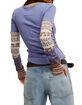 FREE PEOPLE All In Cuff Womens Long Sleeve Top image number 4