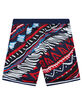 MITCHELL & NESS Houston Rockets Game Day Pattern Mens Shorts image number 2