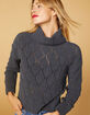 WEST OF MELROSE Open To Knit Matte Chenille Womens Sweater image number 2