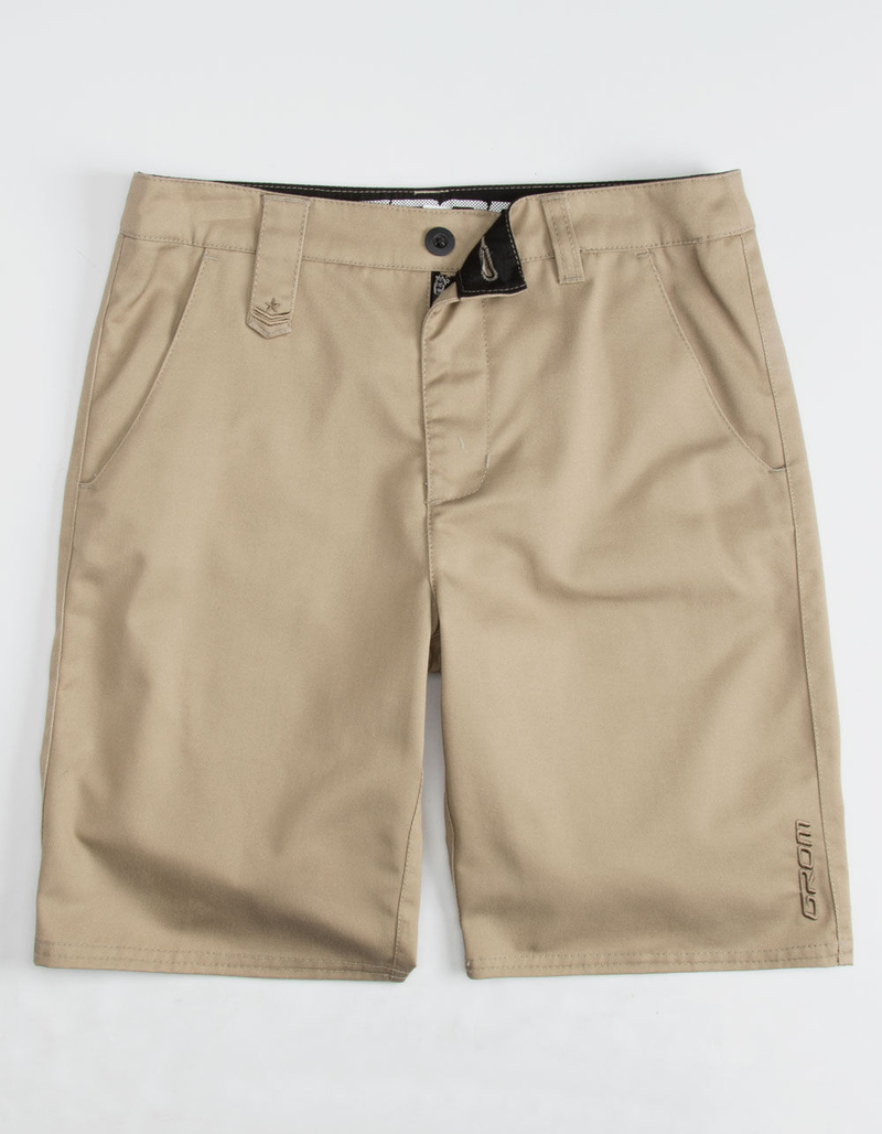 GROM Cruiser HT Khaki Boys Shorts image number 0