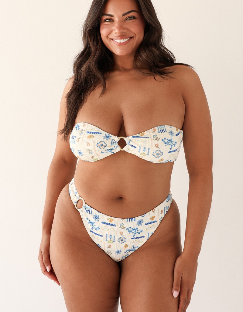 DIPPIN' DAISY'S Lotus Bandeau Bikini Top image number 7