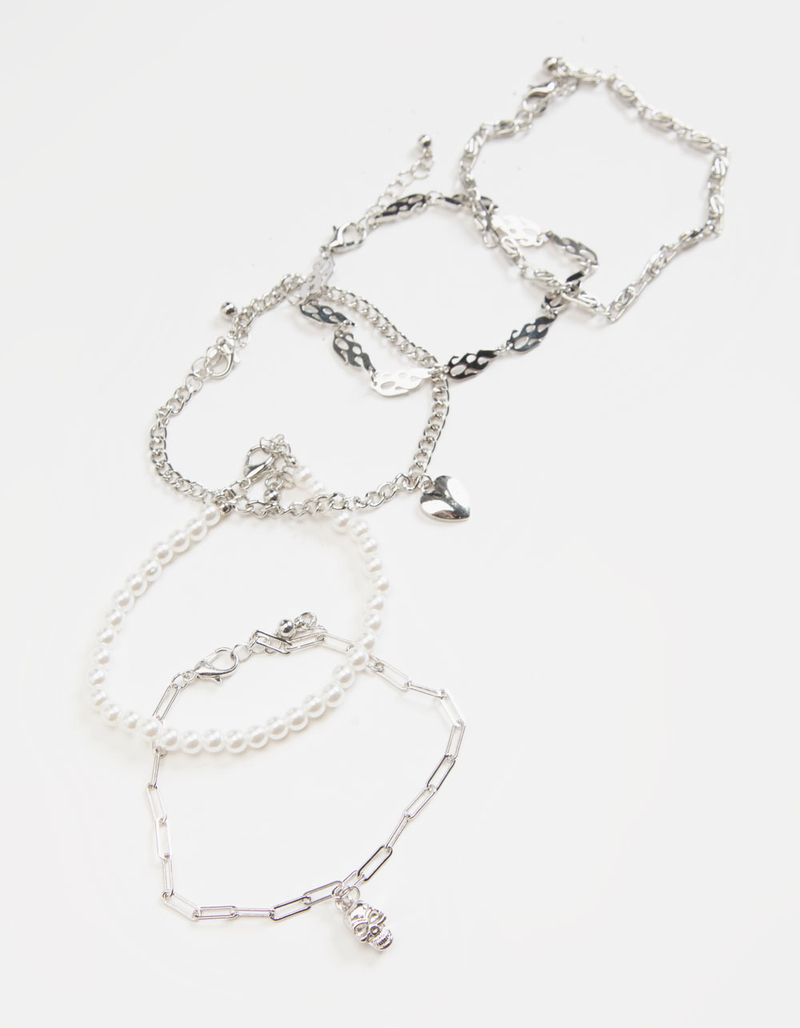 FULL TILT 5 Pack Flame & Skull Bracelet Set image number 0