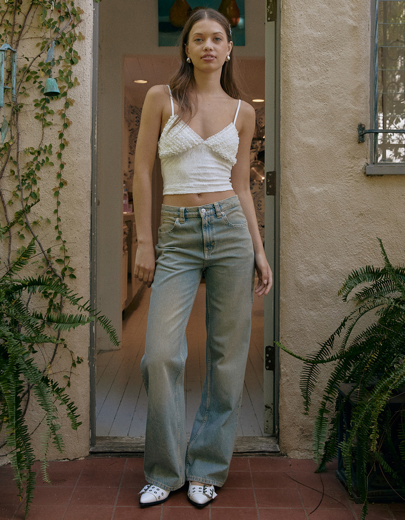 FREE PEOPLE Tinsley Womens Baggy High Rise Jeans image number 4
