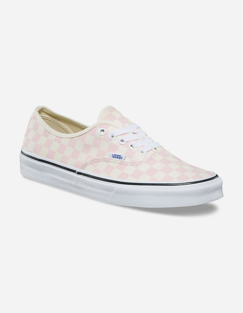 VANS Checkerboard Authentic Chalk Pink Womens Shoes image number 1