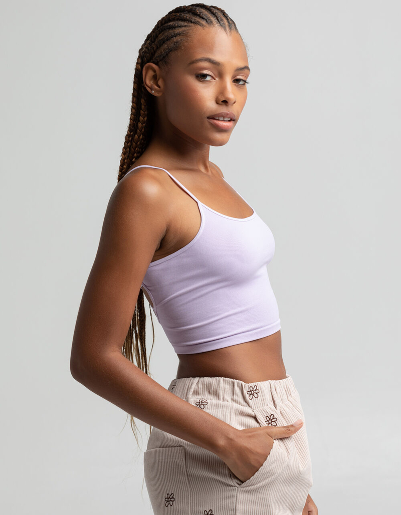 SKY AND SPARROW Womens Low Back Strappy Bralette image number 1