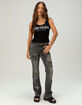 TRUE RELIGION Crystal Womens Ribbed Square Neck Tank Top image number 2