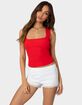EDIKTED Essy Square Neck Top image number 1