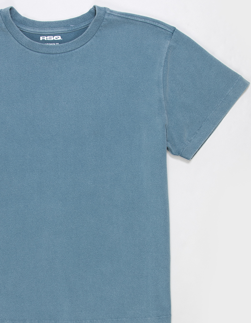 RSQ Mens Washed Shrunken Tee image number 5