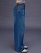 RSQ Womens Mid Rise Wide Leg Jeans image number 3