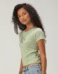 RSQ x Peanuts Camp Womens Baby Tee image number 3