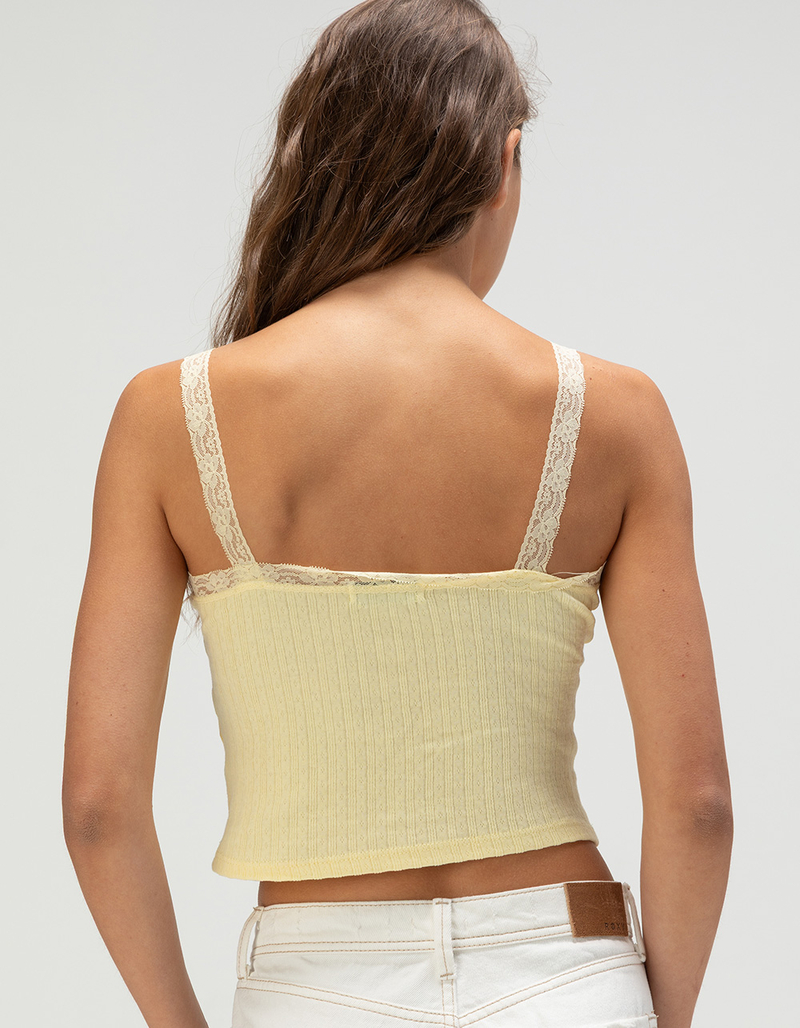 RSQ Womens Lace Trim Cami image number 2