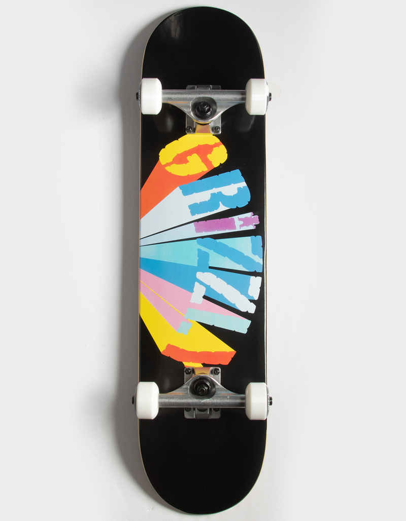 GRIZZLY Color Wheel 7.75" Complete Skateboard image number 0