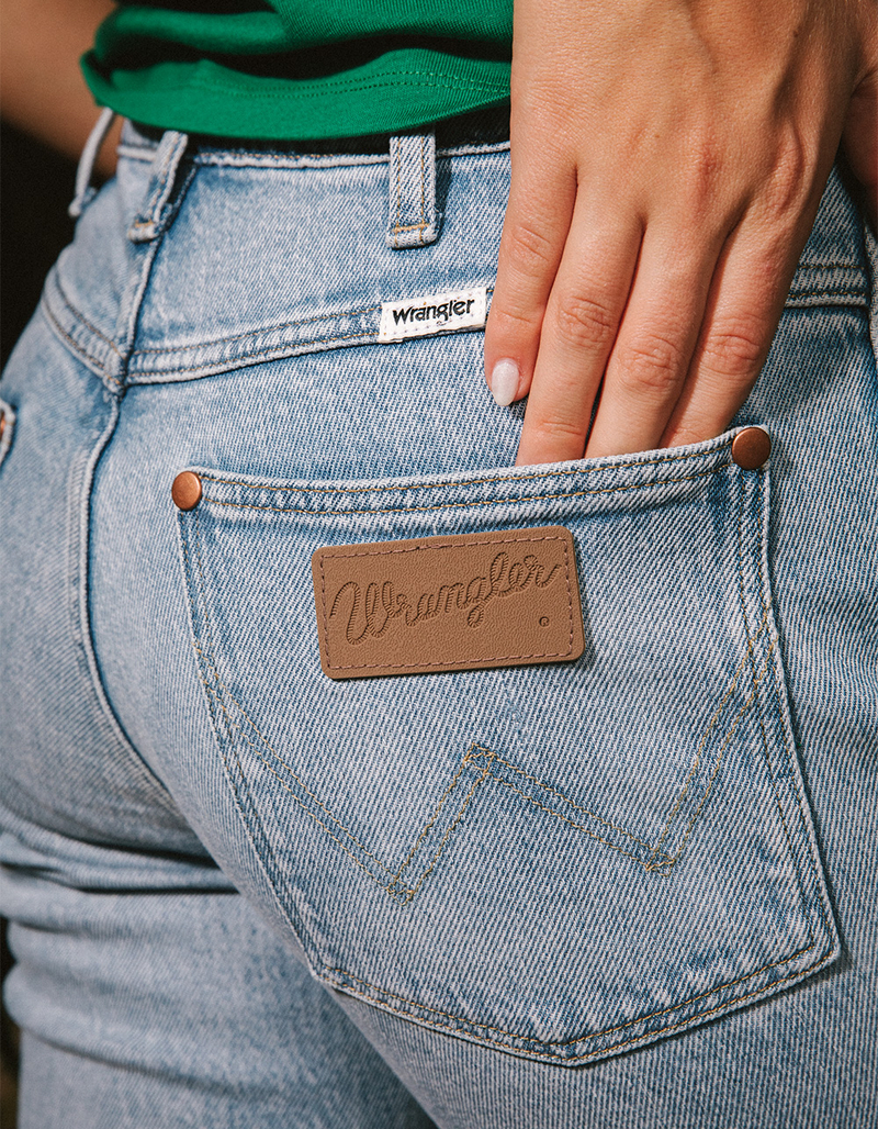 WRANGLER Wrancher Mid Rise Womens Bootcut Jeans image number 5