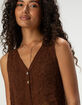 NECTAR CLOTHING Womens Crochet Vest image number 2