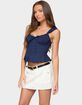 EDIKTED Tammie Pleated Poplin Top image number 2
