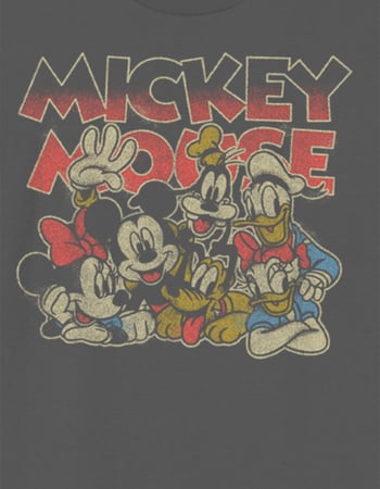 DISNEY Vintage Mickey Crew Unisex Kids Tee Alternative Image