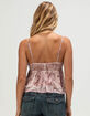 FULL TILT Butterfly Womens Mesh Babydoll Top image number 4