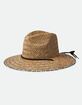 BRIXTON Messer Wide Brim Sun Straw Hat image number 1