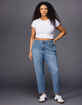 RSQ Womens Mid Rise Straight Ankle Jeans image number 5