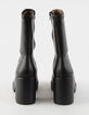 SODA Stretch Faux Leather Womens Boots image number 4