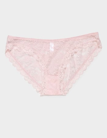 FULL TILT Allover Lace Bikini Panties Primary Image